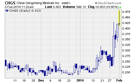 China Gengsheng Minerals